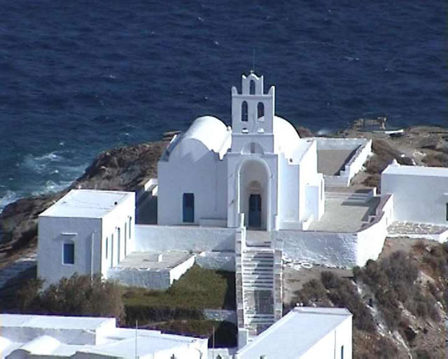 MONASTERY OF PANAGIA HRISSOPIGI - VIEW OF CHRISOPIGI