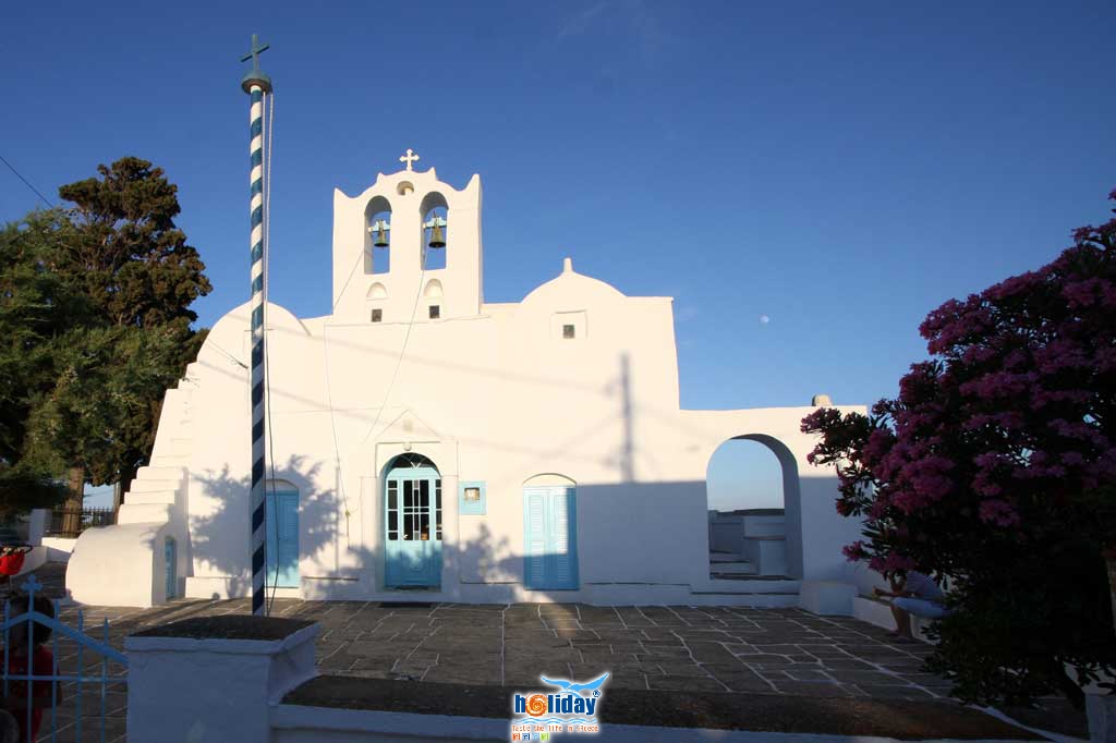 Church - View of the church at the main square of Artemonas by Ioannis Matrozos