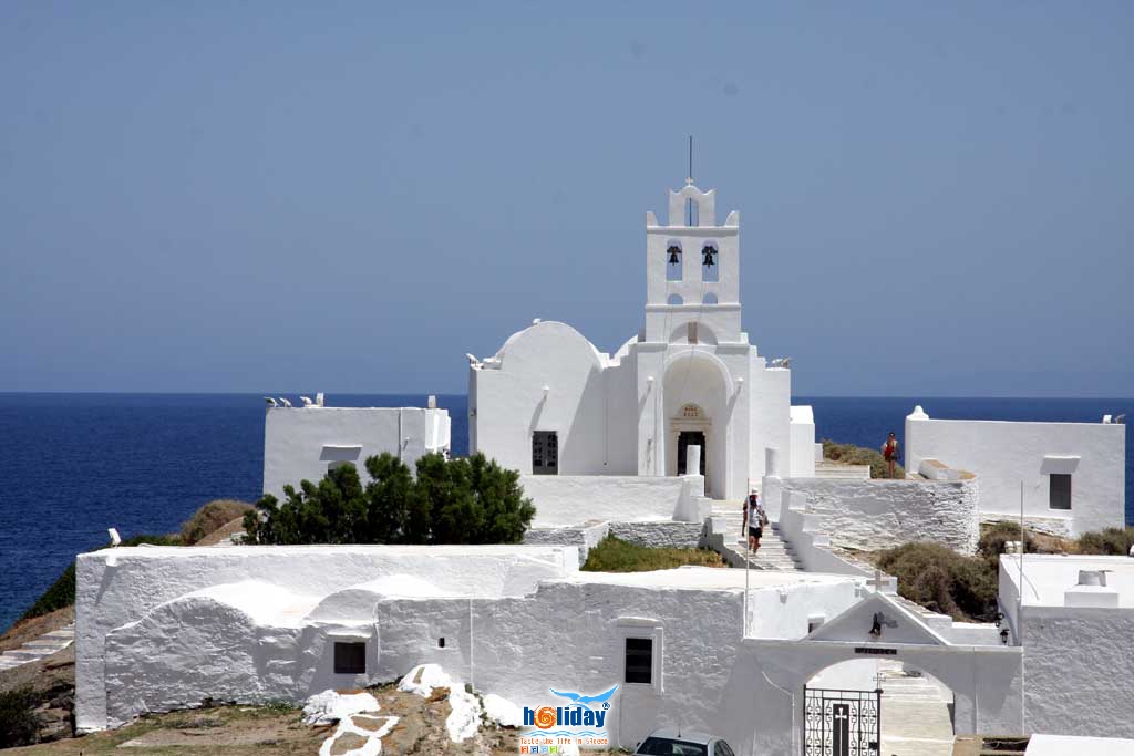 Chrysopigi monastery - View of Chrysopigi monastery by Ioannis Matrozos