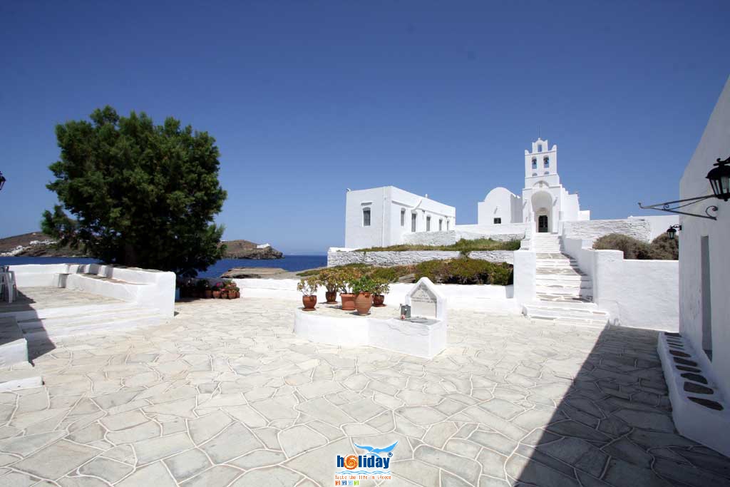 View of Crygopigi church from inside the monastery SIFNOS PHOTO GALLERY - Crysopigi church by Ioannis Matrozos