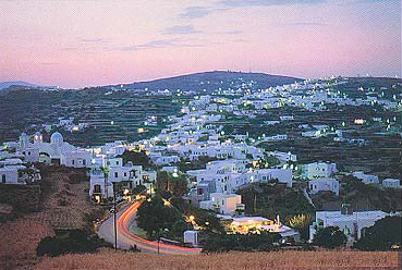 SIFNOS APPOLONIA - View of Appolonia at sunset