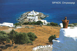 The monastery of Chrisopigi on Sifnos island SIFNOS PHOTO GALLERY - SIFNOS CHRYSOPIGI